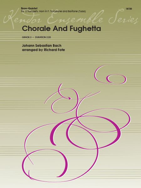 Chorale And Fughetta