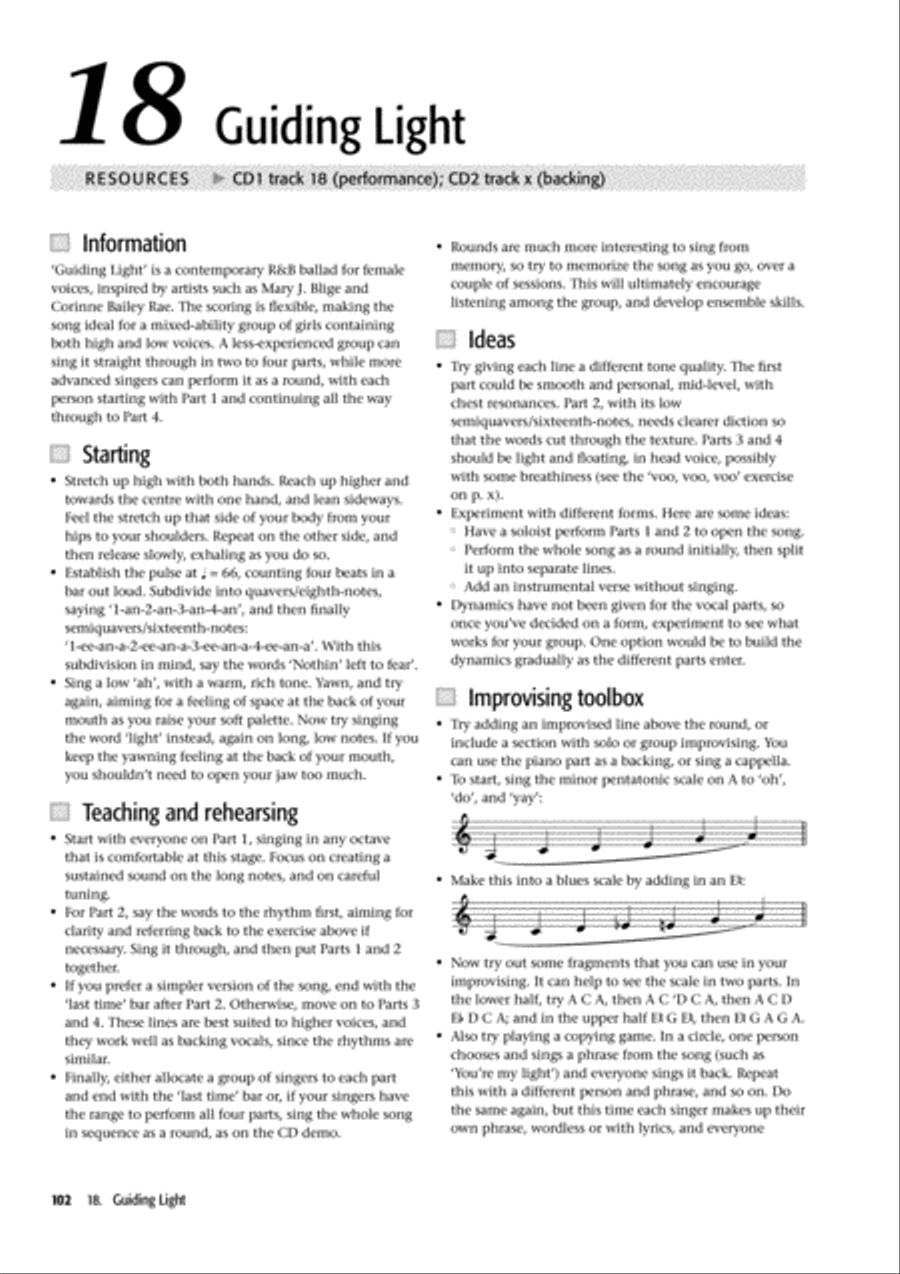 Popular Voiceworks 1 4-Part scores gallery preview page 28