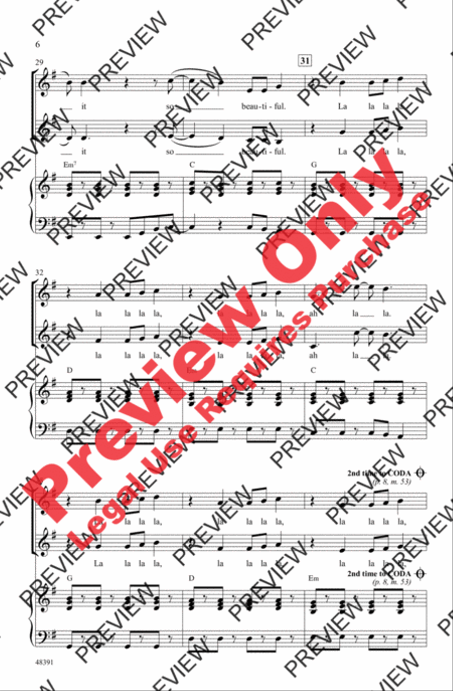Snow Globe 2-Part scores gallery preview page 6