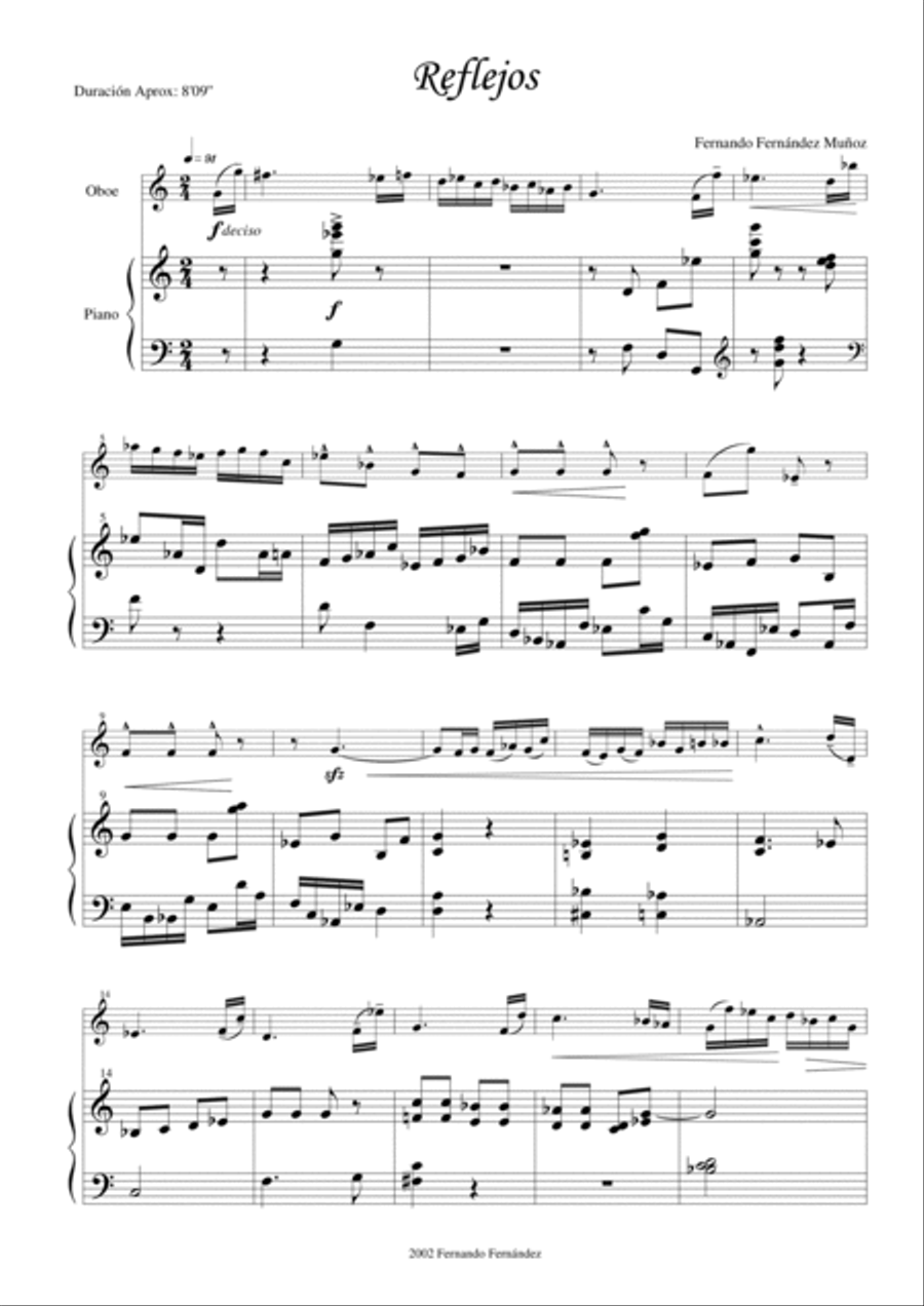 Reflejos Reflejos Piano scores gallery preview page 2