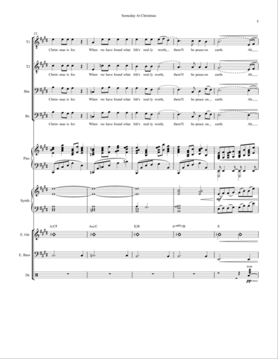 Someday At Christmas Small Ensemble scores gallery preview page 5
