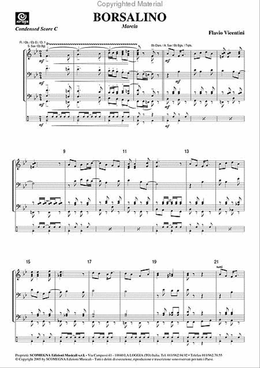 Red Book Vol. 1 - 24 Marches Marching Band scores gallery preview page 8