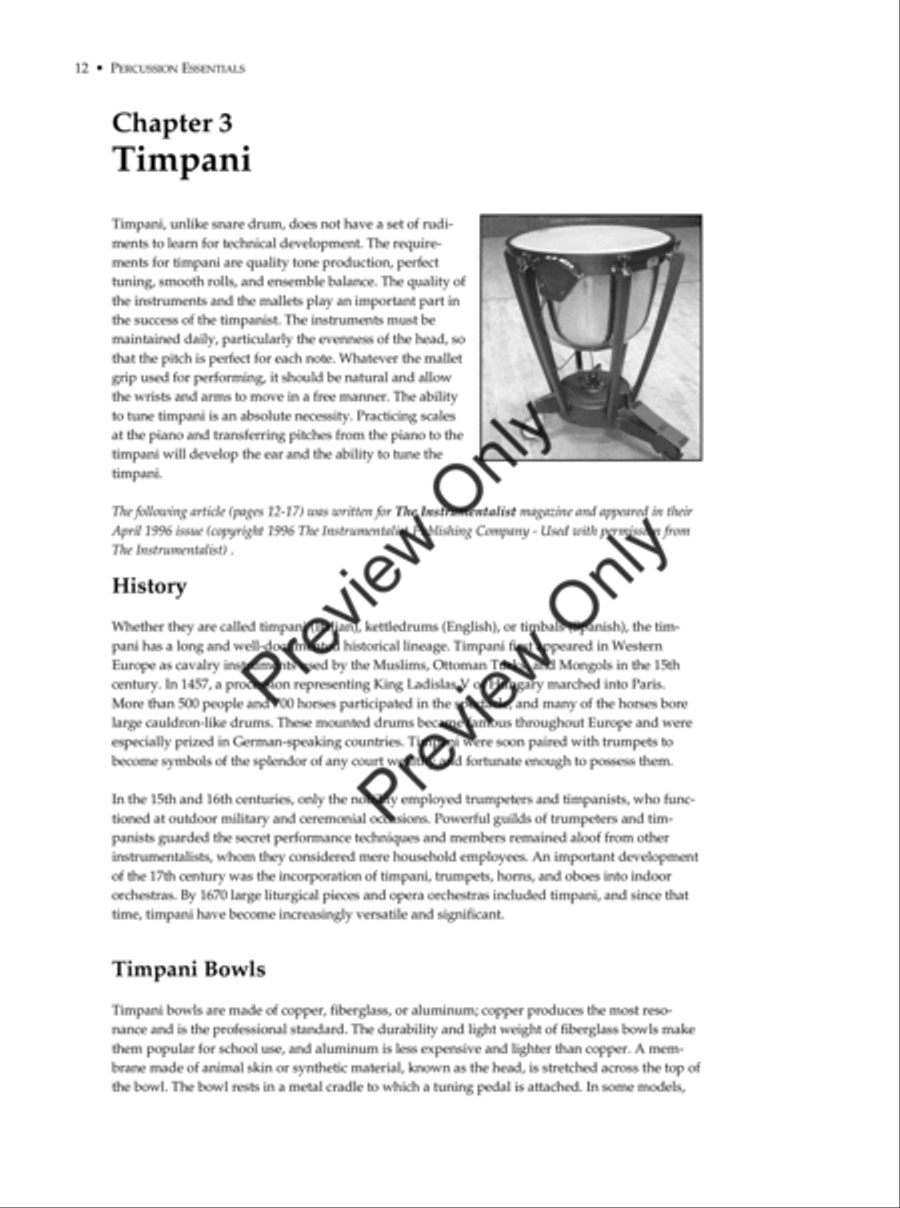 Percussion Essentials Percussion scores gallery preview page 12