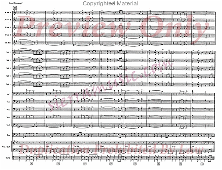 Decoupage Jazz Ensemble scores gallery preview page 5