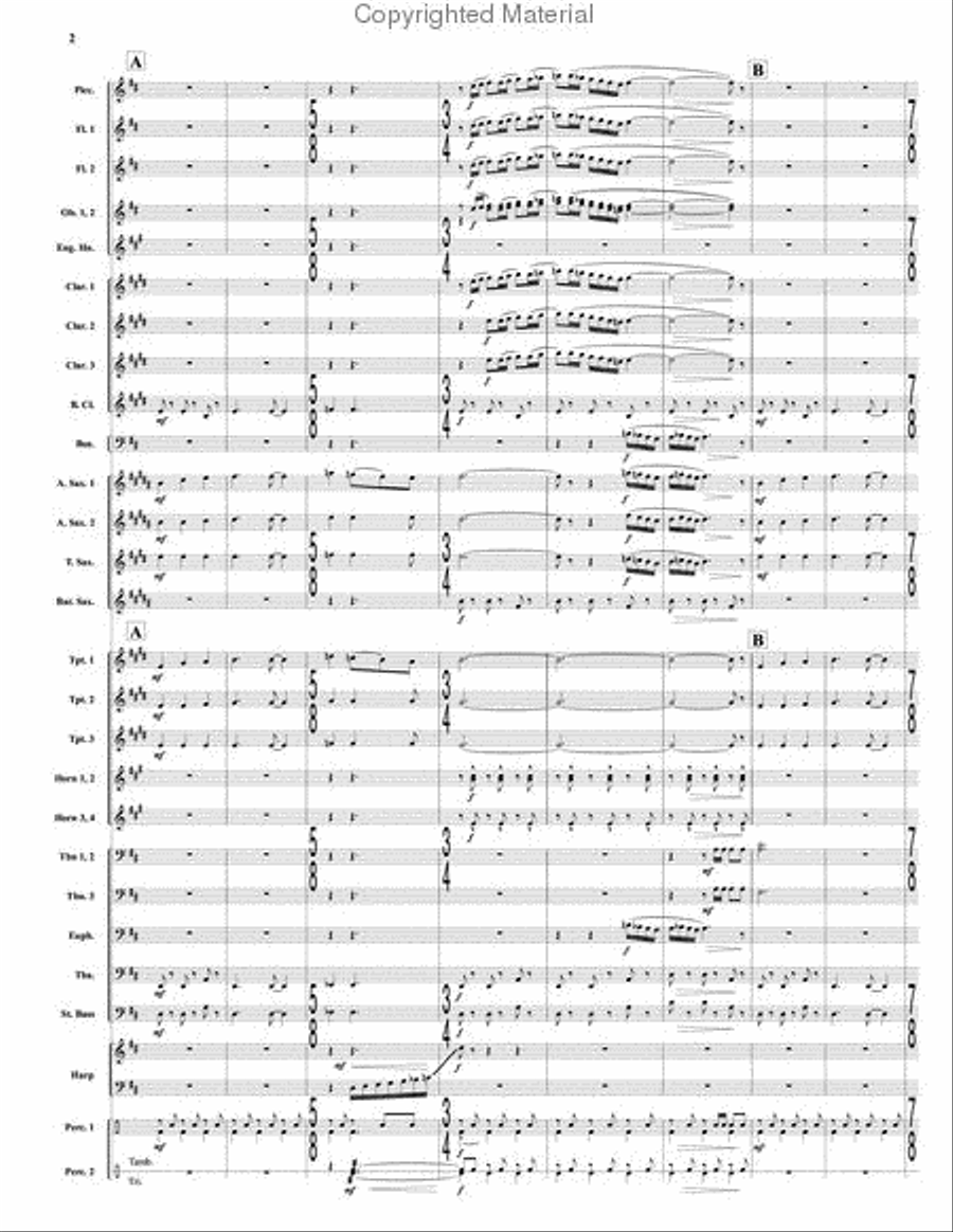 Con Sabor Espanol Concert Band scores gallery preview page 3