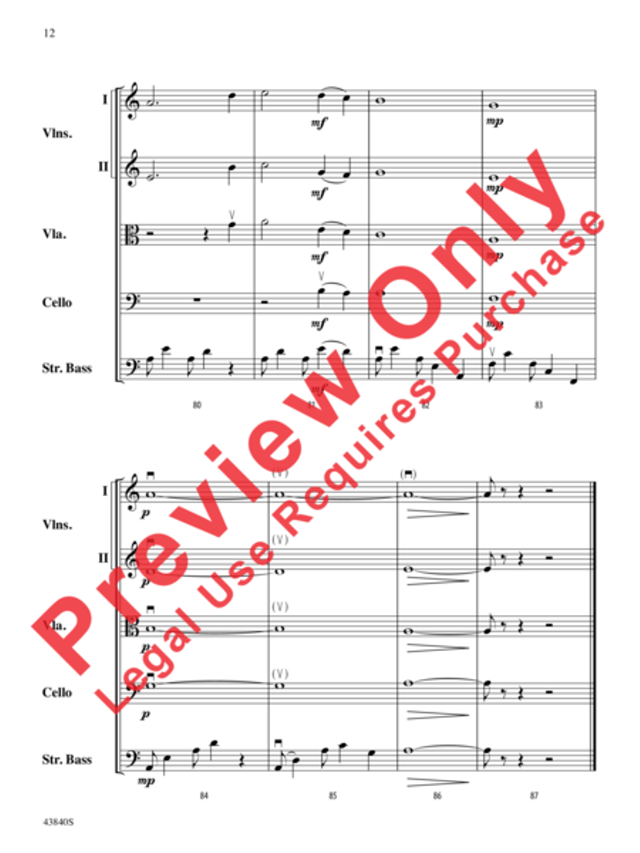 Mystère Mystère String Orchestra scores gallery preview page 13