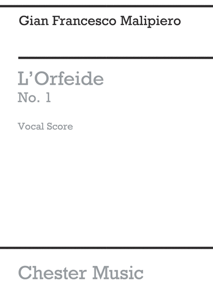 L'Orfeide (Movement 1)