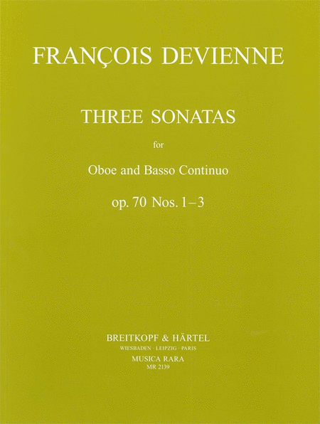 3 Sonatas Op. 70
