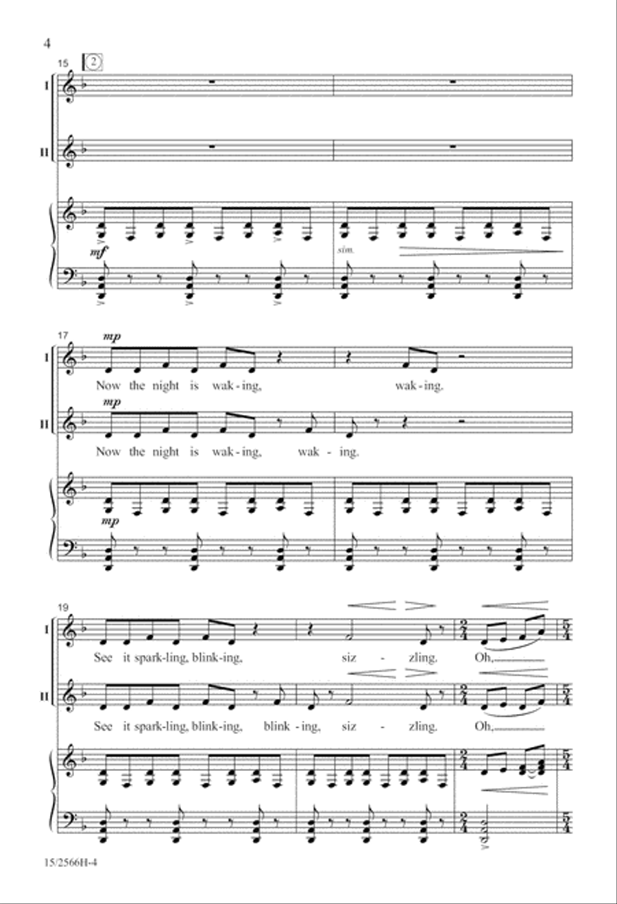 Lightning! 2-Part scores gallery preview page 5