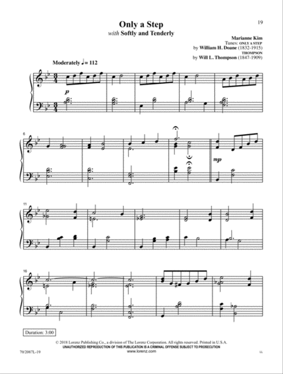 Tell It to Jesus Piano Solo scores gallery preview page 6