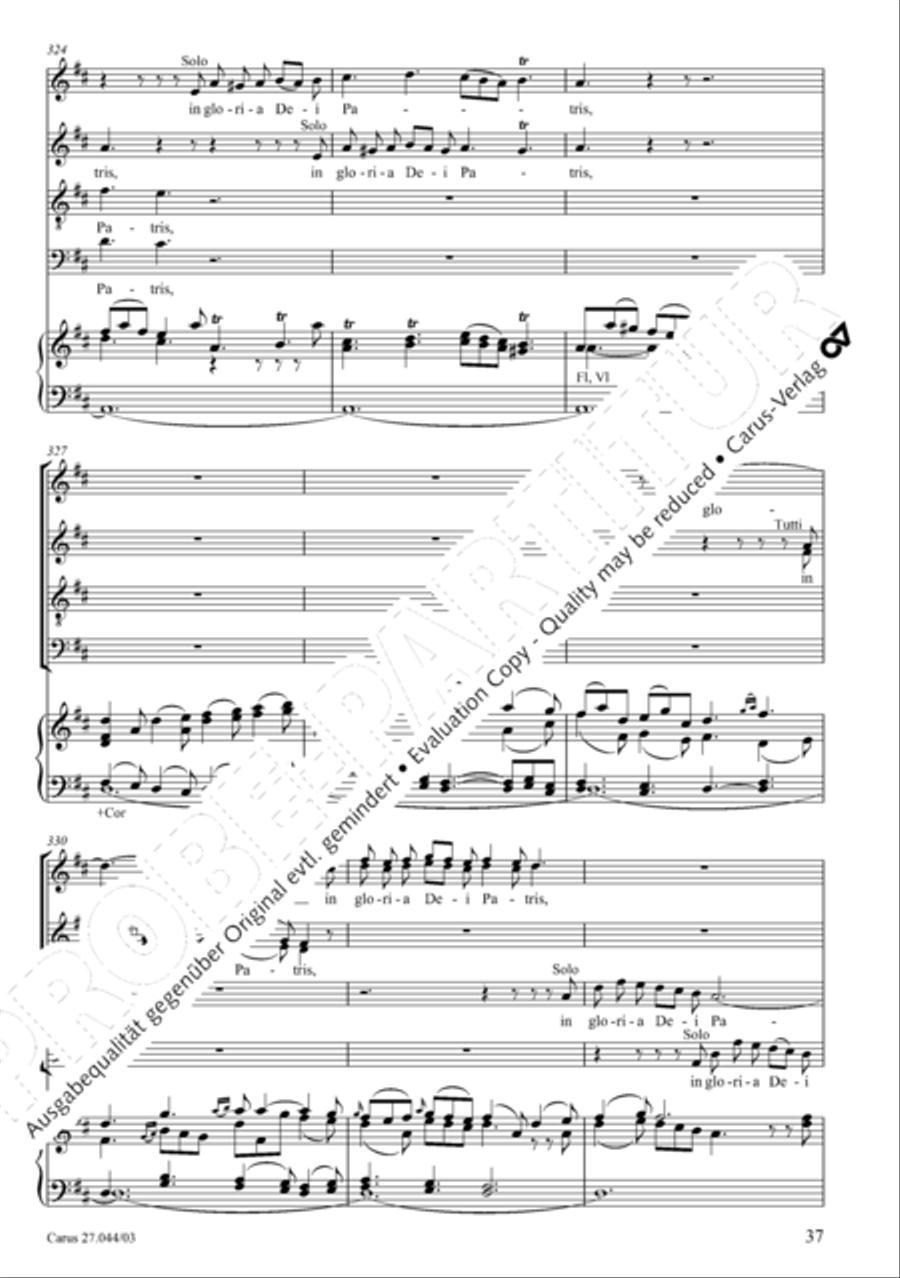 Messa per il Santissimo Natale 4-Part scores gallery preview page 38