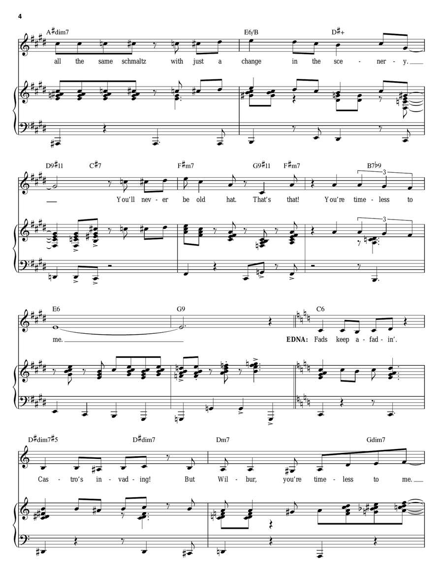 Timeless To Me Piano, Vocal scores gallery preview page 4