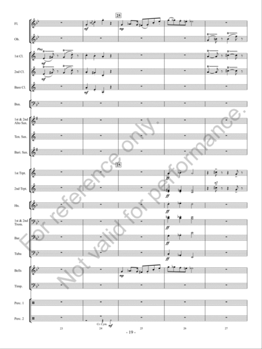 A Haunted Trilogy A Haunted Trilogy Concert Band scores gallery preview page 20