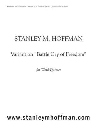 Variant on "Battle Cry of Freedom"