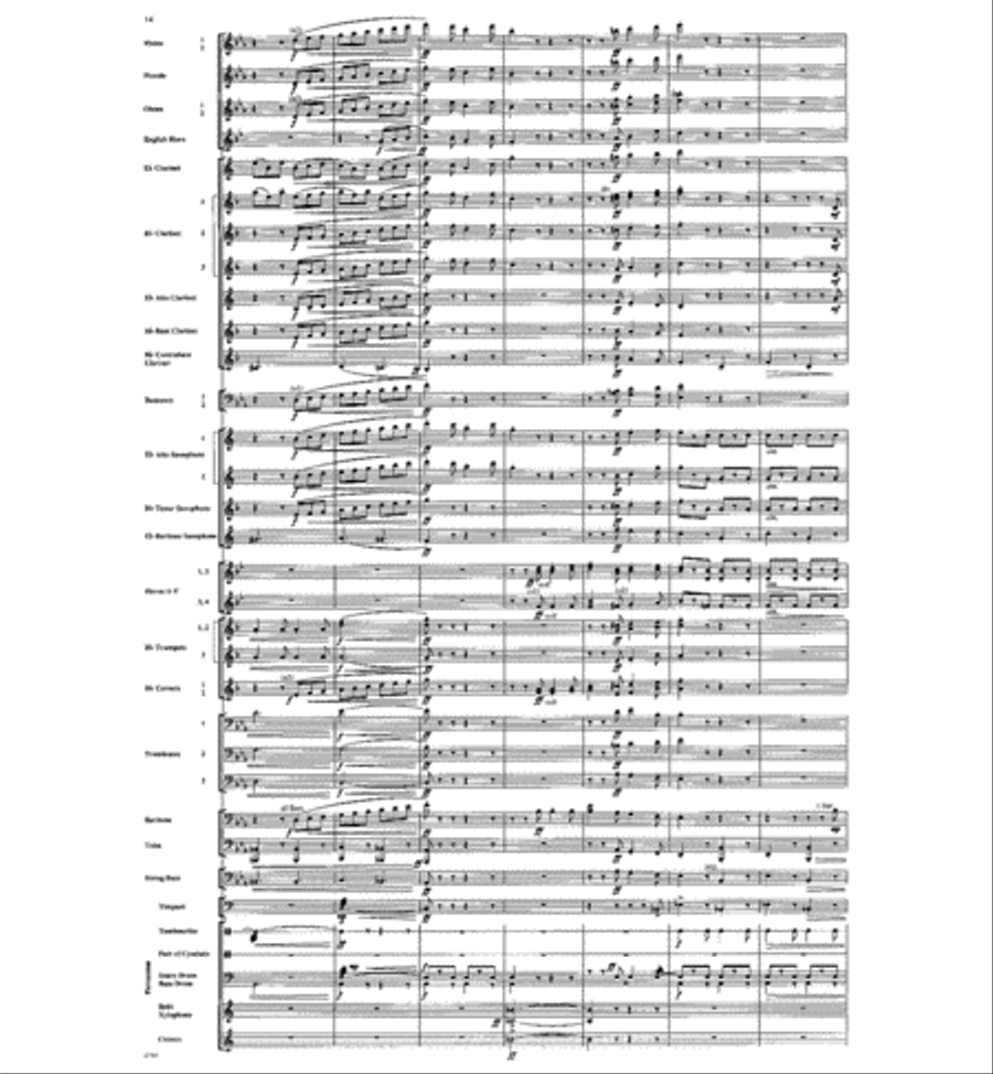 Funiculi, Funicula Concert Band scores gallery preview page 13