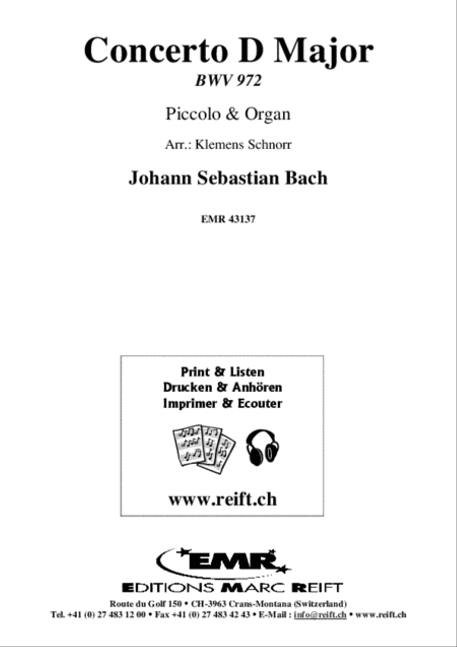 Concerto D Major Concerto D Major Piccolo scores gallery preview page 2