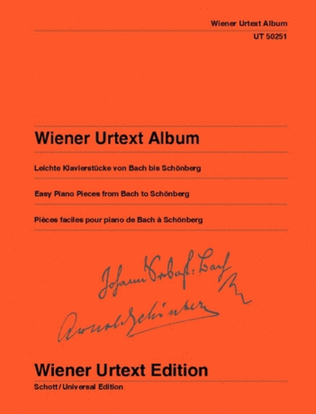 Book cover for Wiener Urtext Album