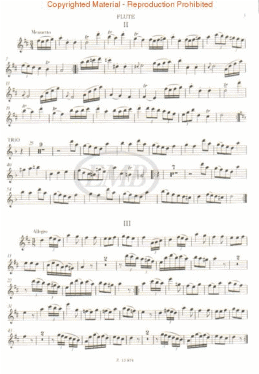 Viennese Classical Music for Flute and Guitar Flute scores gallery preview page 2