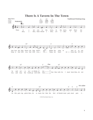 Book cover for There Is A Tavern In The Town (from The Daily Ukulele) (arr. Liz and Jim Beloff)