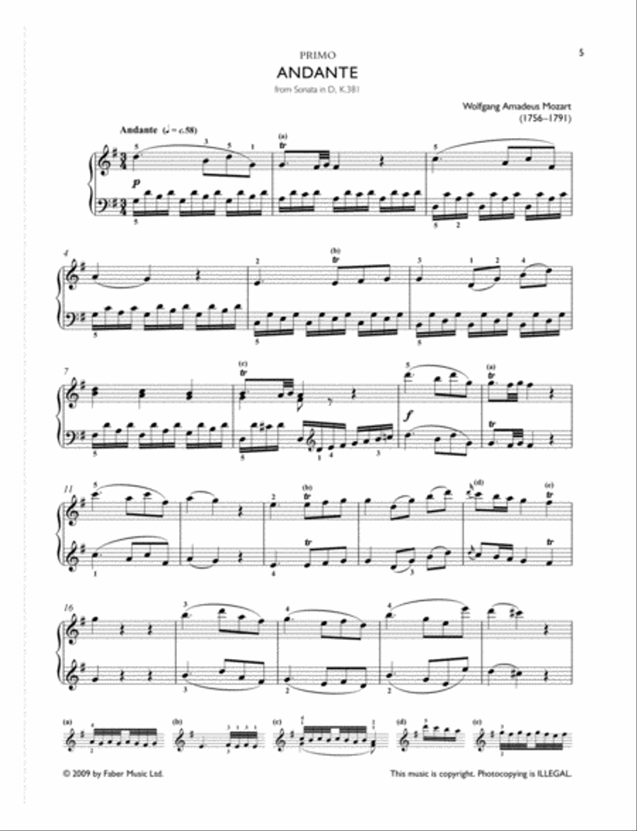 Real Repertoire Piano Duets Small Ensemble scores gallery preview page 3