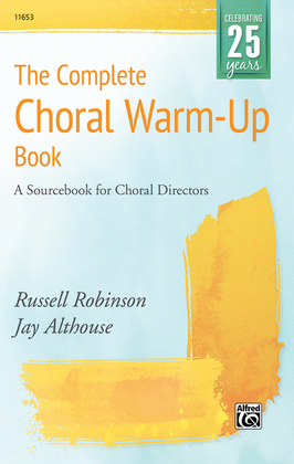 Book cover for The Complete Choral Warm-up Book