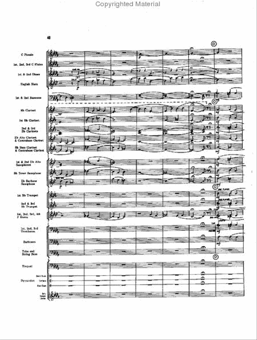 Caccia and Chorale Caccia and Chorale Concert Band scores gallery preview page 39