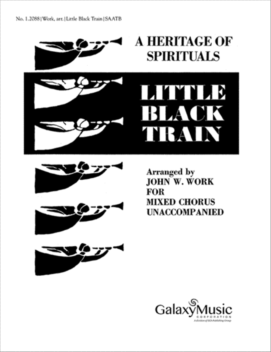 Little Black Train Little Black Train Choir scores gallery preview page 1