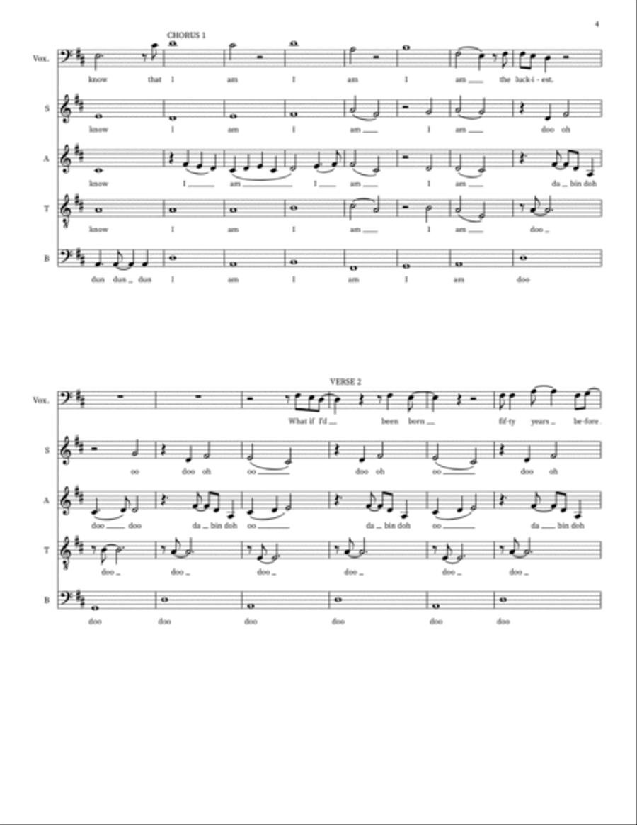The Luckiest Small Ensemble scores gallery preview page 4