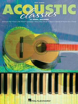 Book cover for Acoustic Classics for Easy Piano