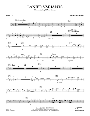 Lanier Variants - Bassoon