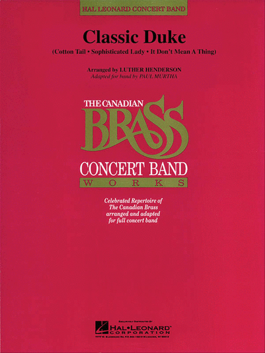 Classic Duke Concert Band scores gallery preview page 1