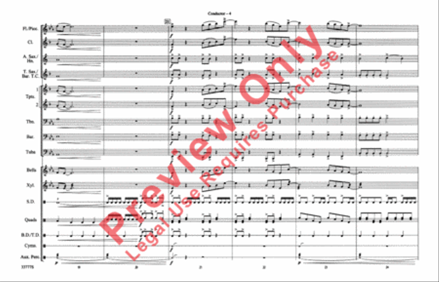 21 Guns (score only) 21 Guns (score only) Marching Band scores gallery preview page 5