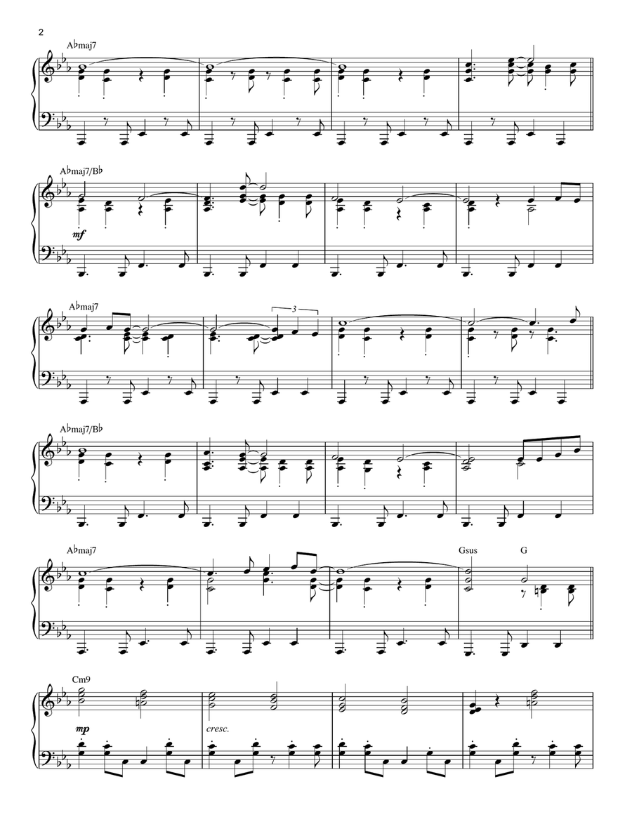 Are You Going With Me? Piano Solo scores gallery preview page 2