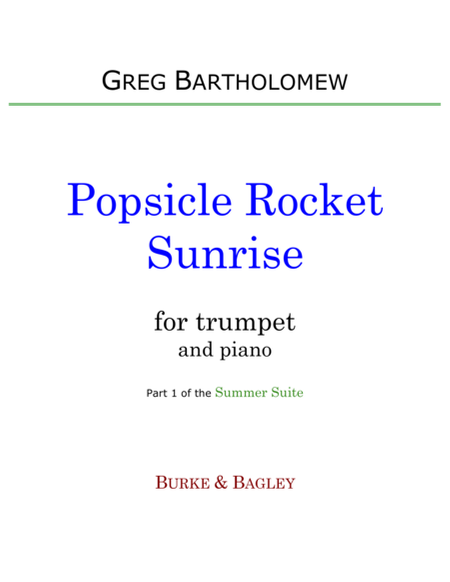 Popsicle Rocket Sunrise (trumpet & piano) image number null