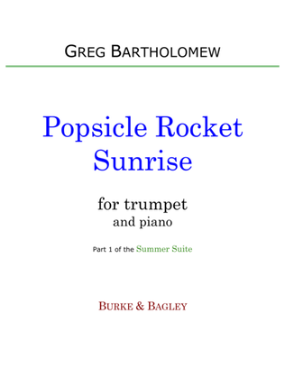 Popsicle Rocket Sunrise (trumpet & piano)