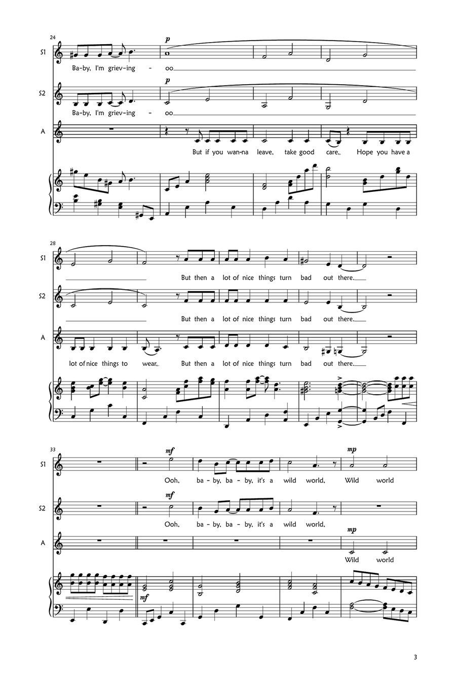 Wild World Wild World SSA scores gallery preview page 3