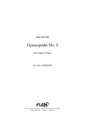 Book cover for Gymnopedie No. 3