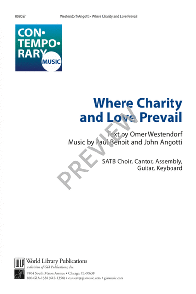 Where Charity and Love Prevail image number null