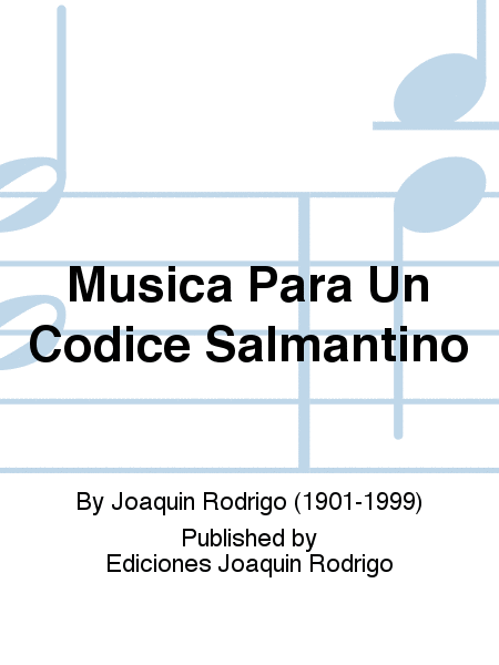 Música Para Un Códice Salmantino