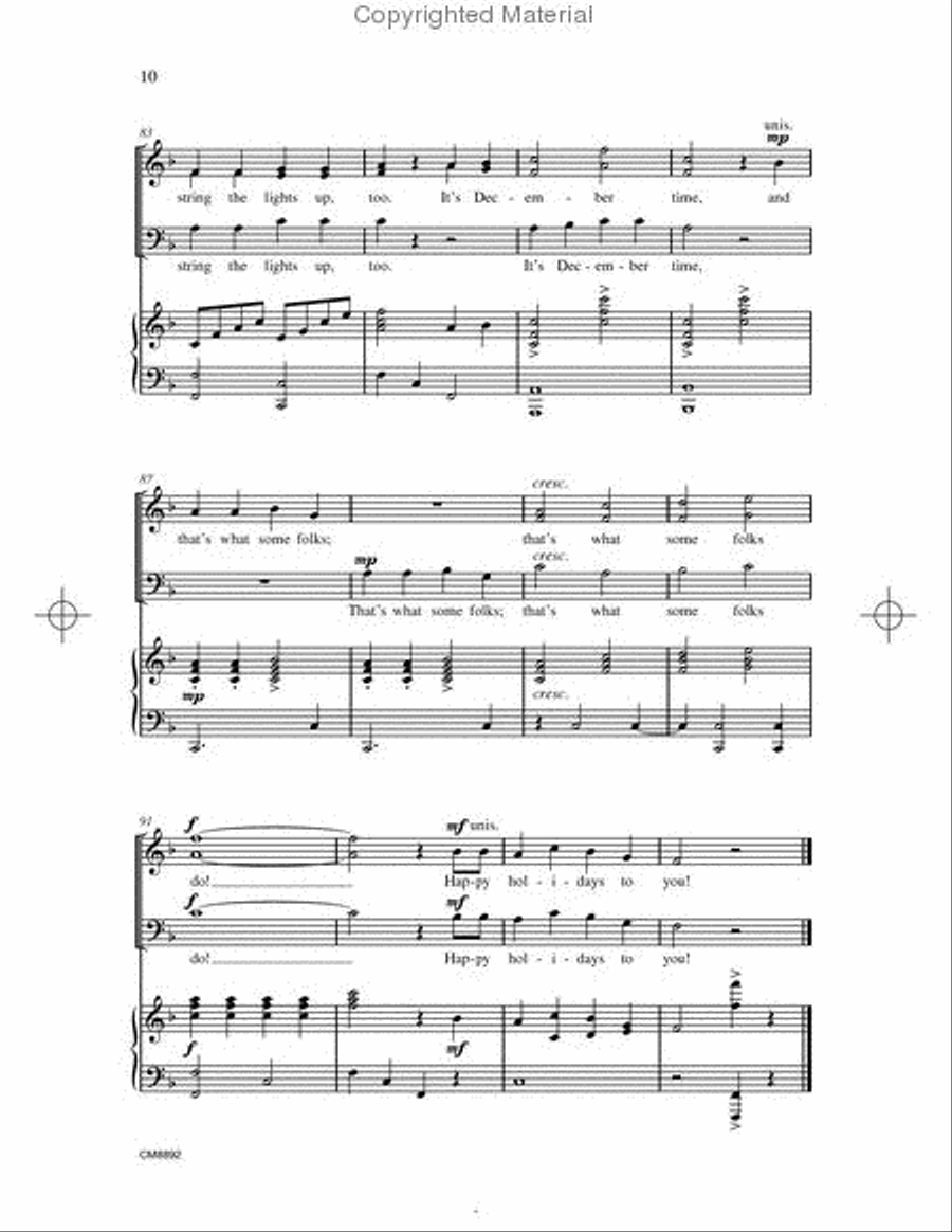 Some Folks' Christmas Some Folks' Christmas 4-Part scores gallery preview page 4
