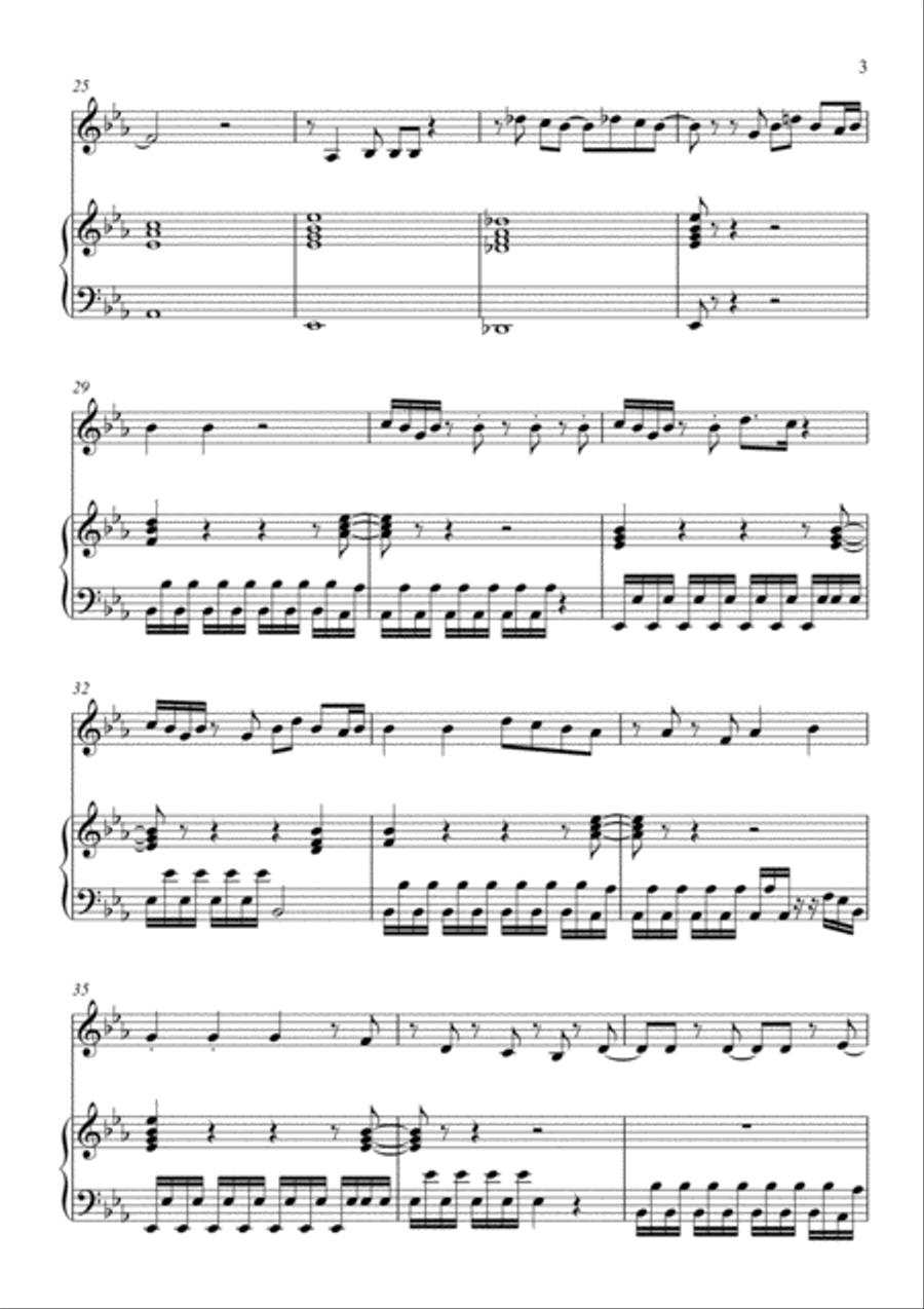 Stupid Love Violin Solo scores gallery preview page 3