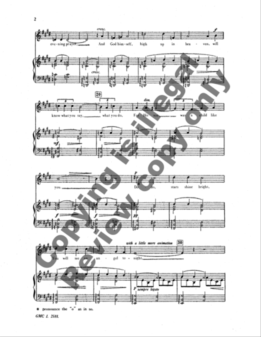 You Will See An Angel Tonight 4-Part scores gallery preview page 8