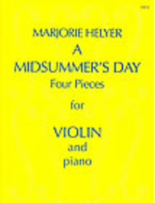 Book cover for Midsummer's Day for Violin and Piano