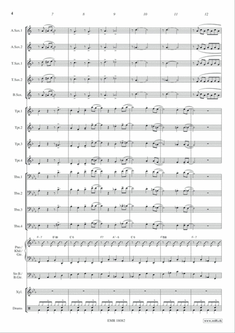 Banana Boogie Big Band scores gallery preview page 5