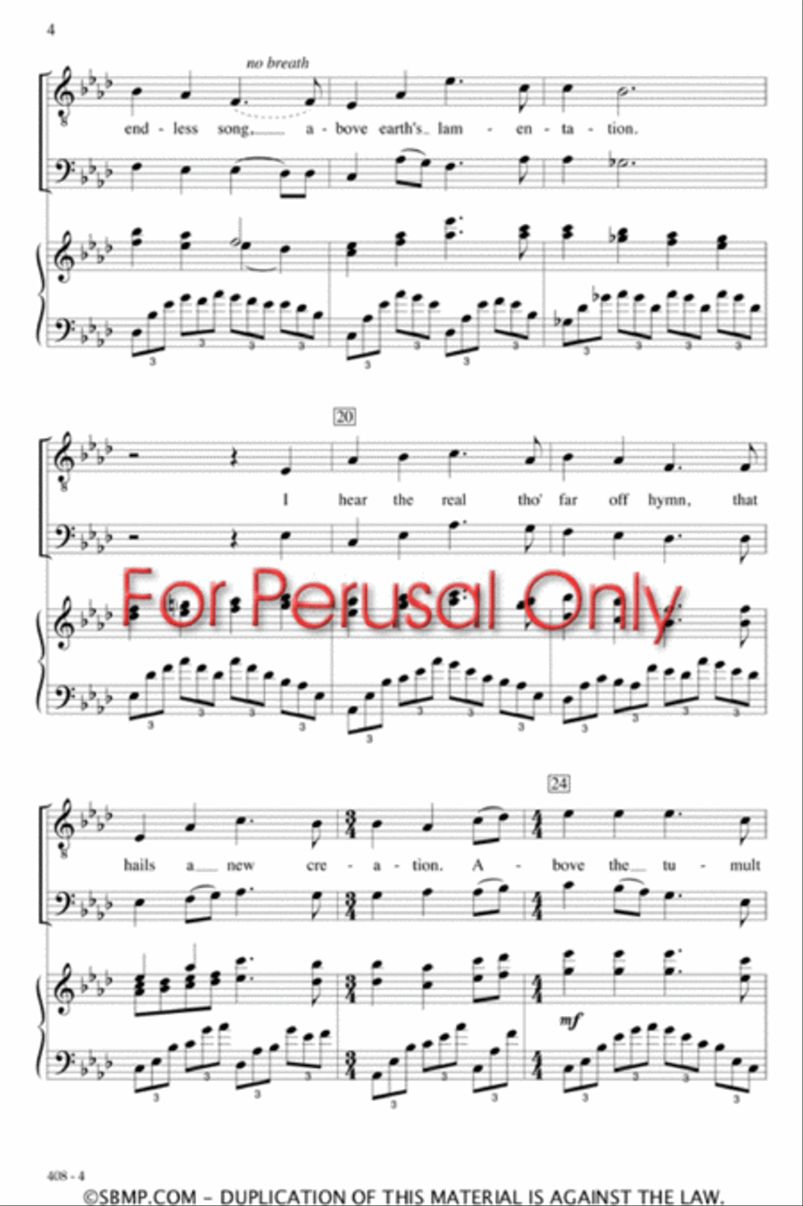 How Can I Keep from Singing - TTB/TBB Octavo How Can I Keep from Singing - TTB/TBB Octavo TTB scores gallery preview page 3