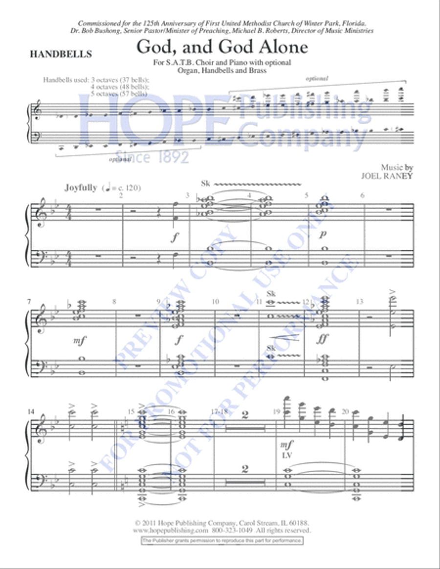 God, and God Alone Choir scores gallery preview page 21