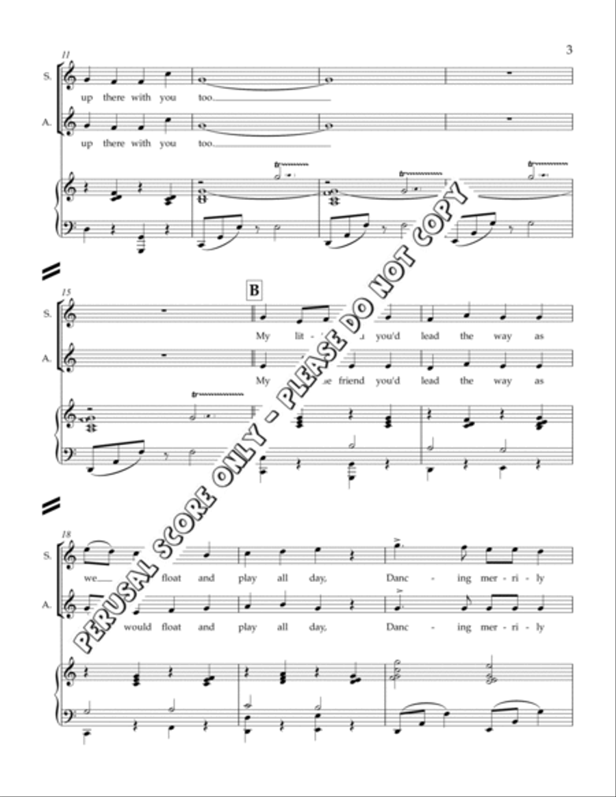 Butterfly Dreams 4-Part scores gallery preview page 3