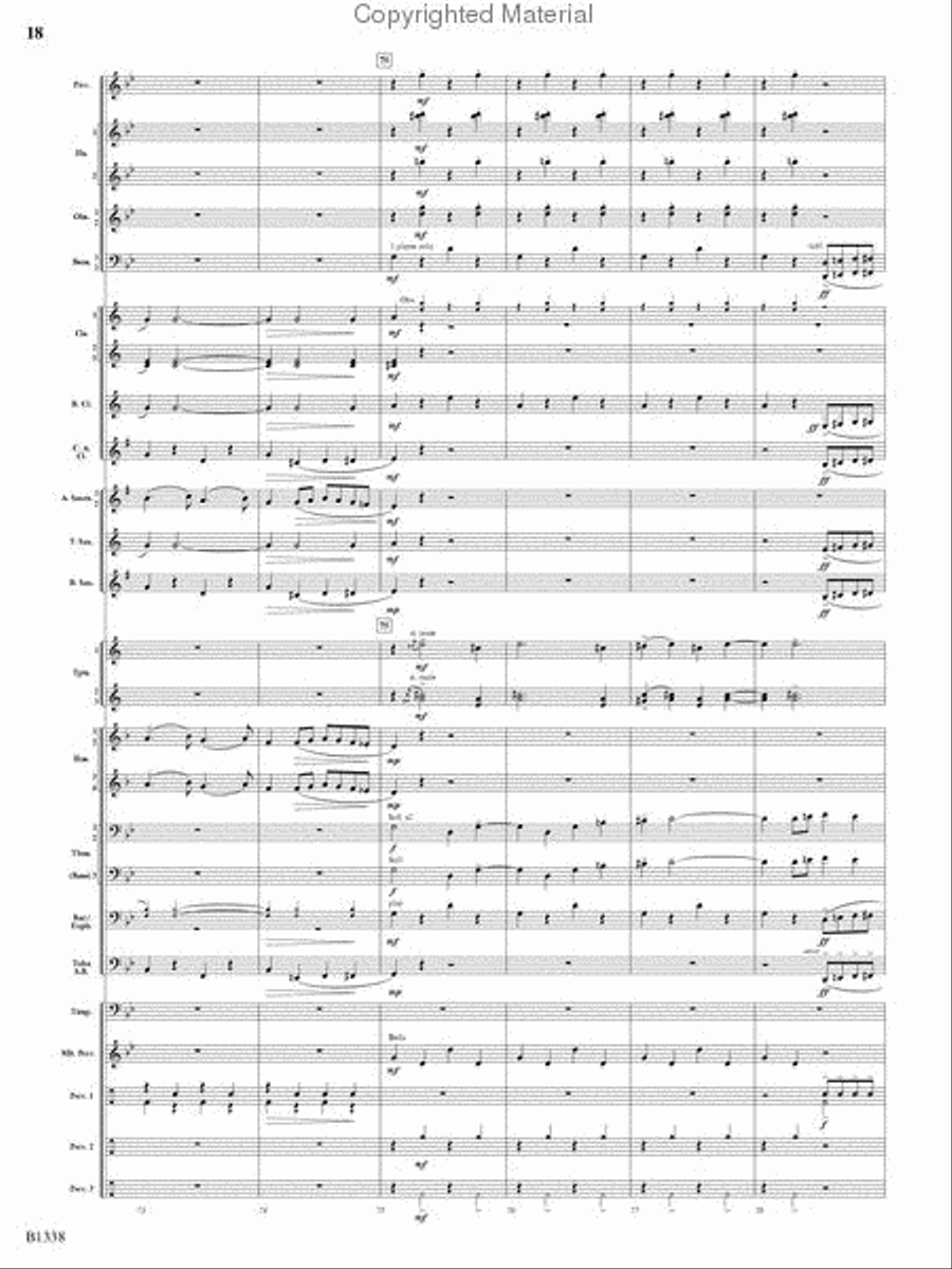 Rock Springs Saga Rock Springs Saga Concert Band scores gallery preview page 16