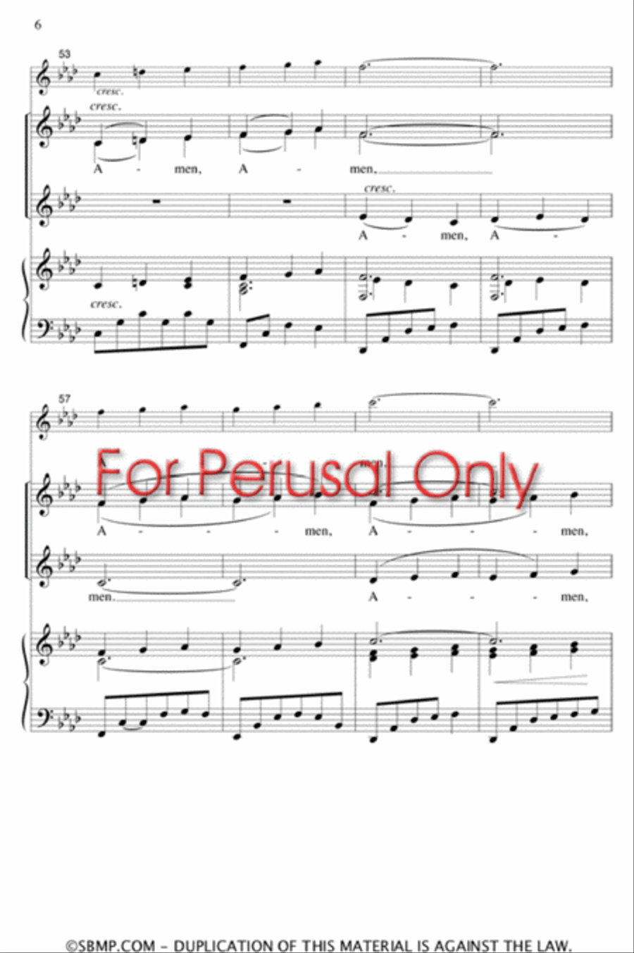Ave Maria - SSA Octavo SSA scores gallery preview page 6