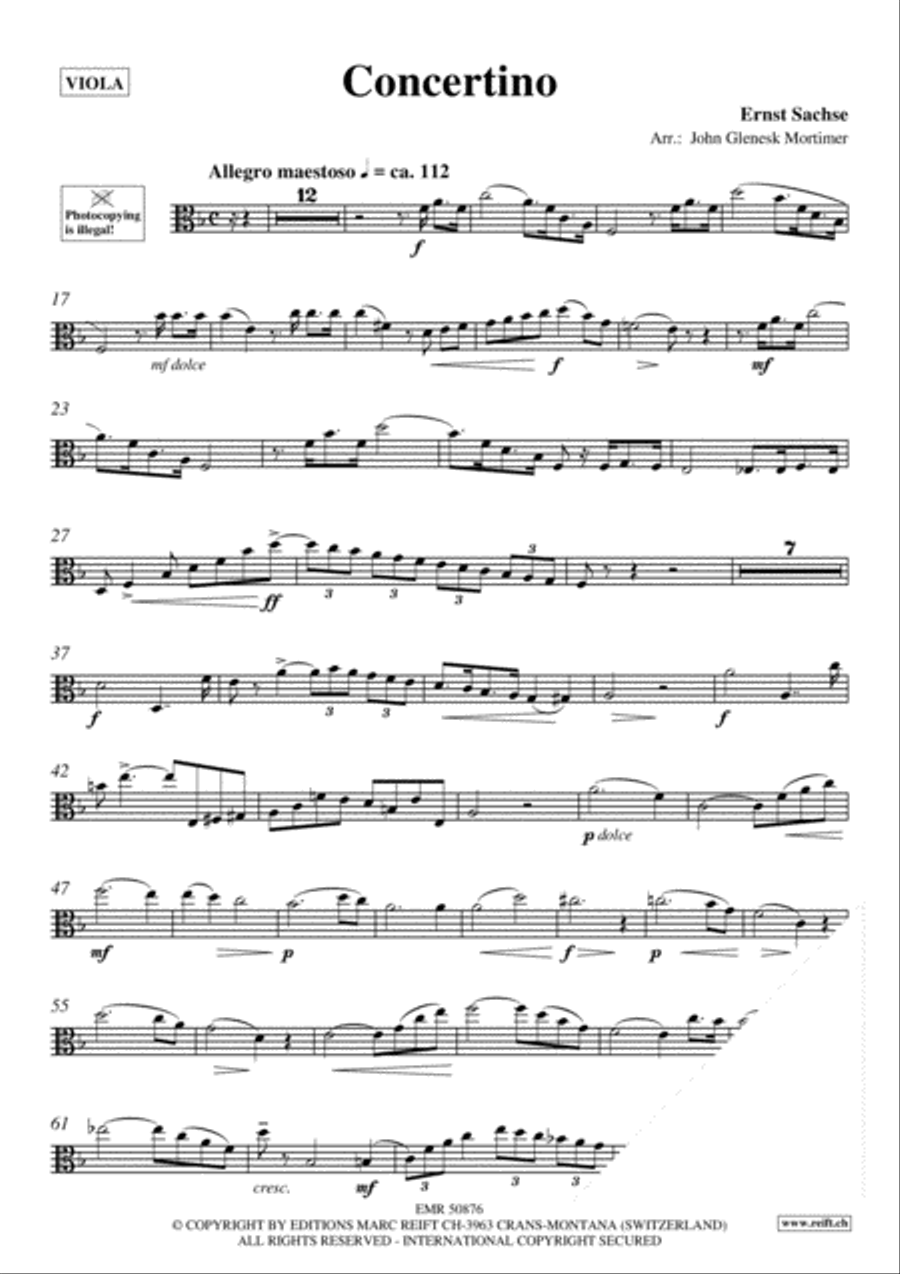 Concertino Piano Accompaniment scores gallery preview page 3